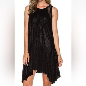 Free People Make It Count Swing Black Polka Dots Cocktail Party Dress Size XS